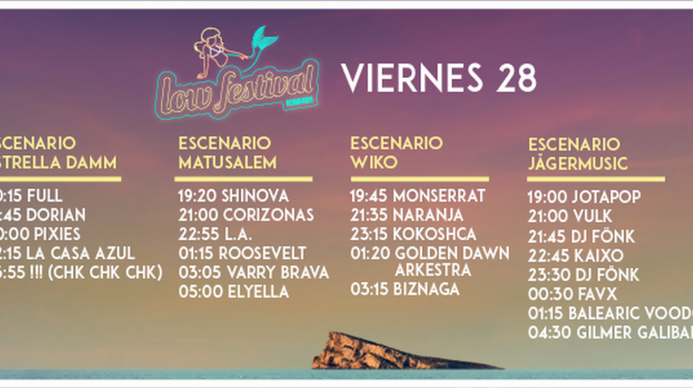 Pixies, !!! (Chk Chk Chk) y La Casa Azul, protagonistas de la primera jornada de Low Festival 2017 