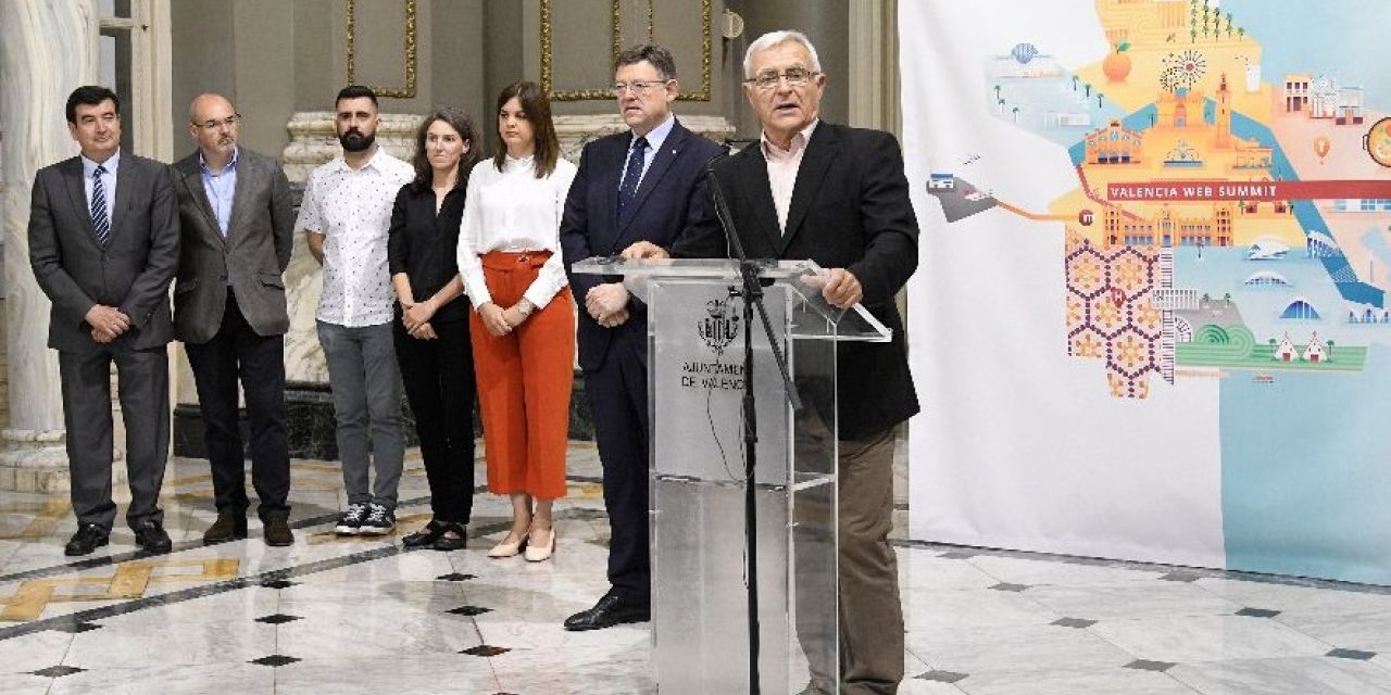  Todos los grupos políticos del Ayuntamiento se unen para apoyar la candidatura de Valencia al Web Summit 2019