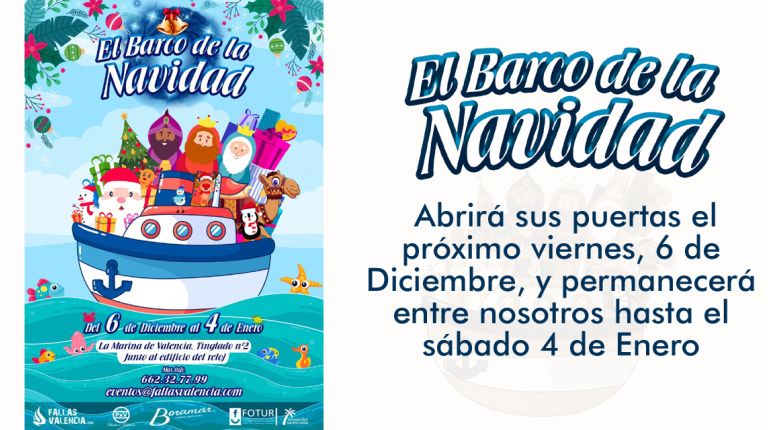 El Barco de la Navidad llega a Valencia 