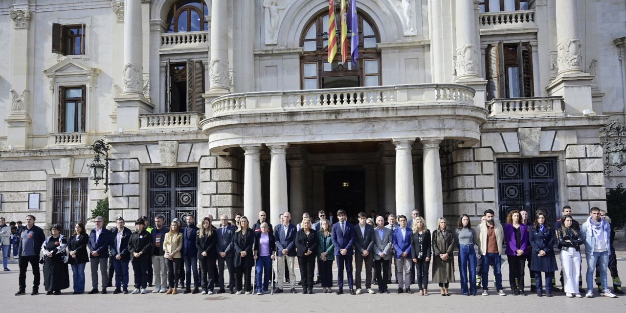 València recuerda a las víctimas de la dana en el primer aniversario del 29 de octubre