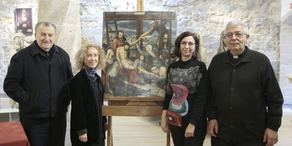  La Catedral de Valencia presenta la restauración del óleo “El Descendimiento”, obra vinculada al círculo de Juan de Juanes