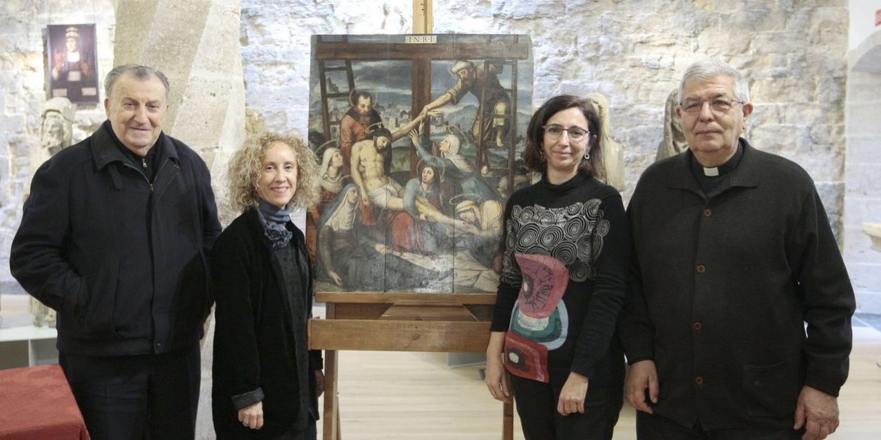  La Catedral de Valencia presenta la restauración del óleo “El Descendimiento”, obra vinculada al círculo de Juan de Juanes