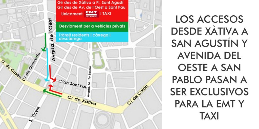  Tráfico establece cambios en el trazado viario para agilizar y mejorar la circulación del transporte público