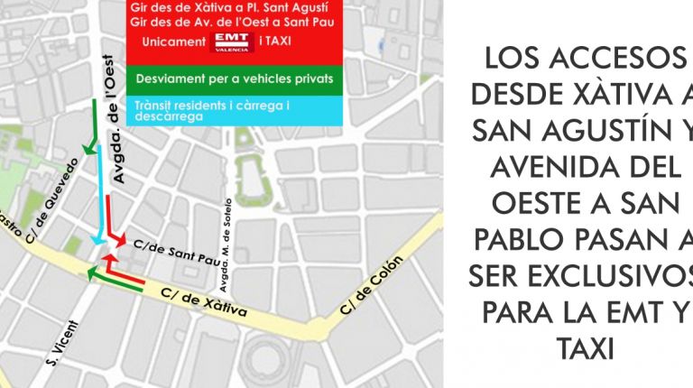 Tráfico establece cambios en el trazado viario para agilizar y mejorar la circulación del transporte público