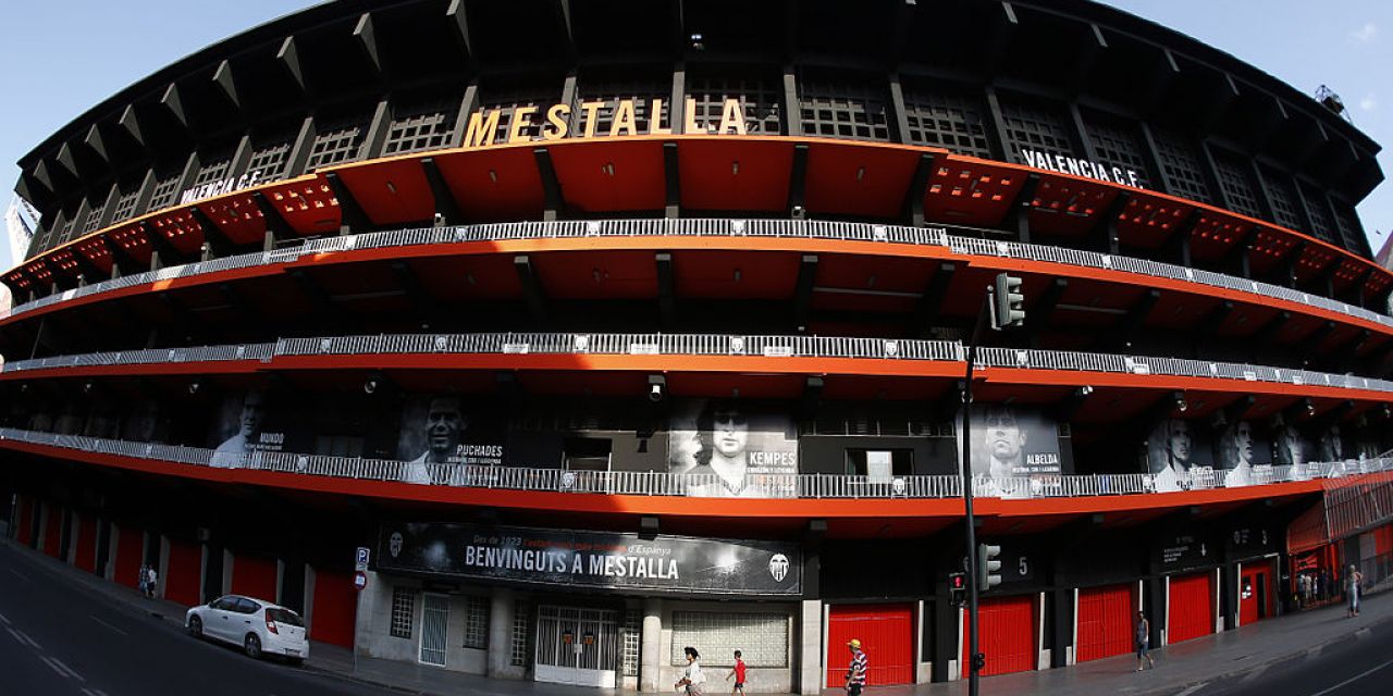  El estadio de Mestalla de València