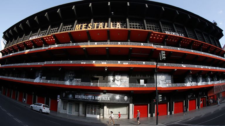 El estadio de Mestalla de València