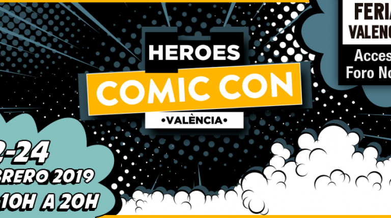 Los héroes del Comic Con sobrevuelan Valencia 