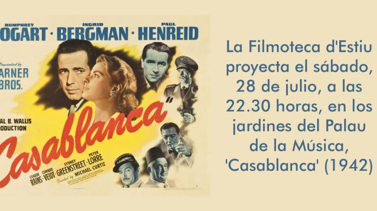 EL IVC inaugura la Filmoteca d'Estiu con la proyección de 'Casablanca'