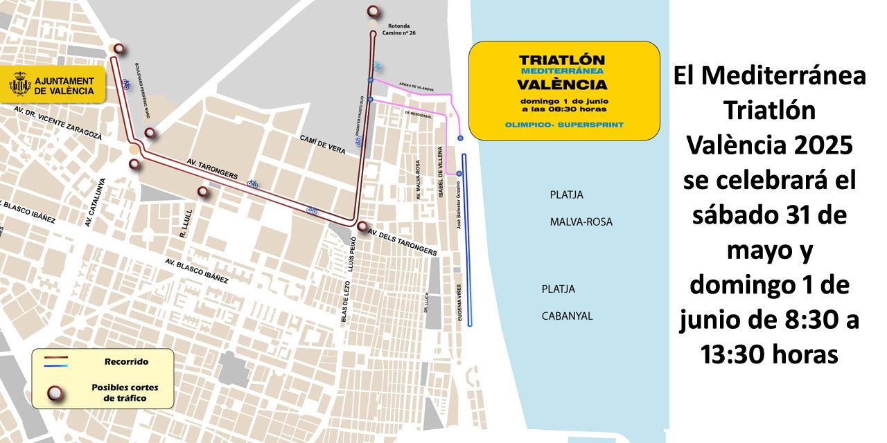 València acoge este fin de semana el Mediterránea Triatlón