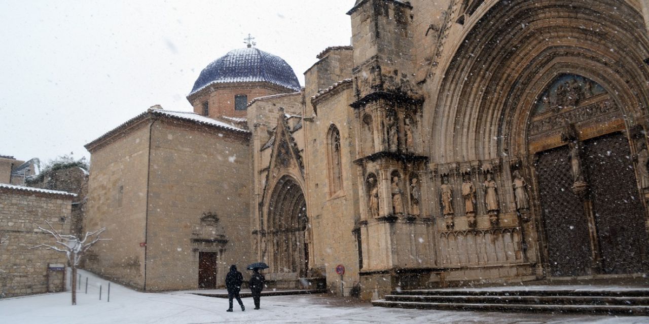  Nevada en Morella, incluido en la red de Los pueblos más bonitos de España