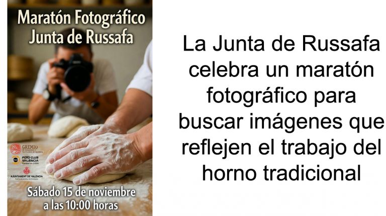 La Junta de Russafa celebra un maratón fotográfico para buscar imágenes que reflejen el trabajo del horno tradicional