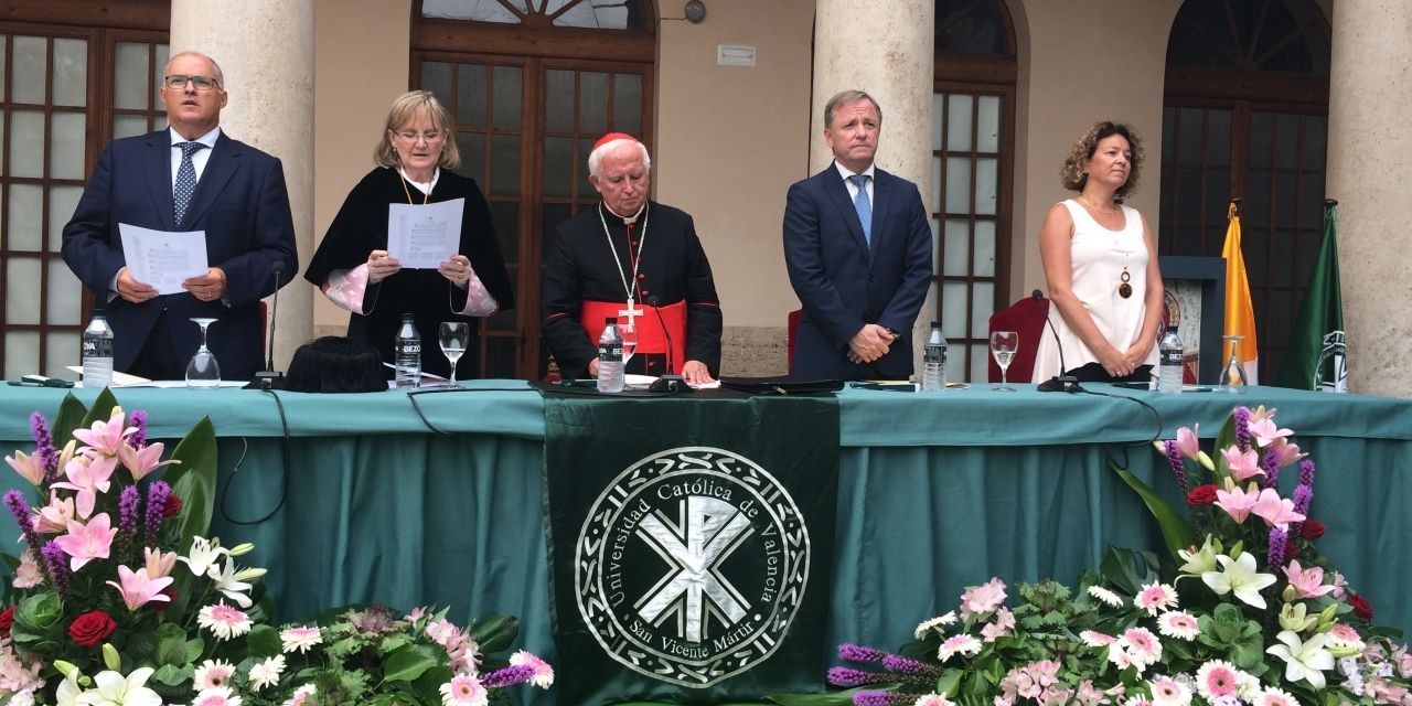  El delegado del Gobierno ha asistido a la apertura del curso 2017/2018 de la Universidad Católica de Valencia