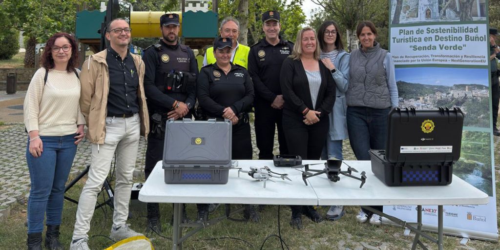  Buñol incorpora dos drones para reforzar la seguridad turística del destino 