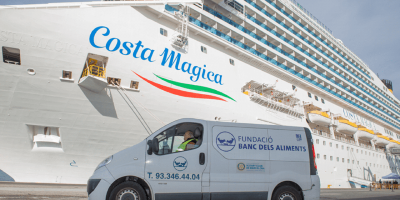  Costa Cruceros distribuirá los platos que no han sido servidos al Banco de Alimentos