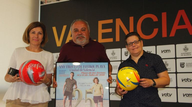 El XXV Trofeo Ciudad de Valencia de Fútbol Playa reunirá a 500 jugadores en 