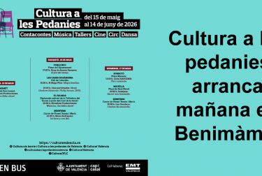 Cultura a les pedanies arranca mañana en Benimàmet
