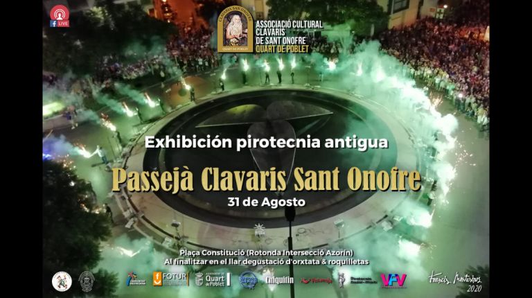 Los clavarios de Sant Onofre innovan un año más para la Passejà y las fiestas en honor del patrón de Quart 