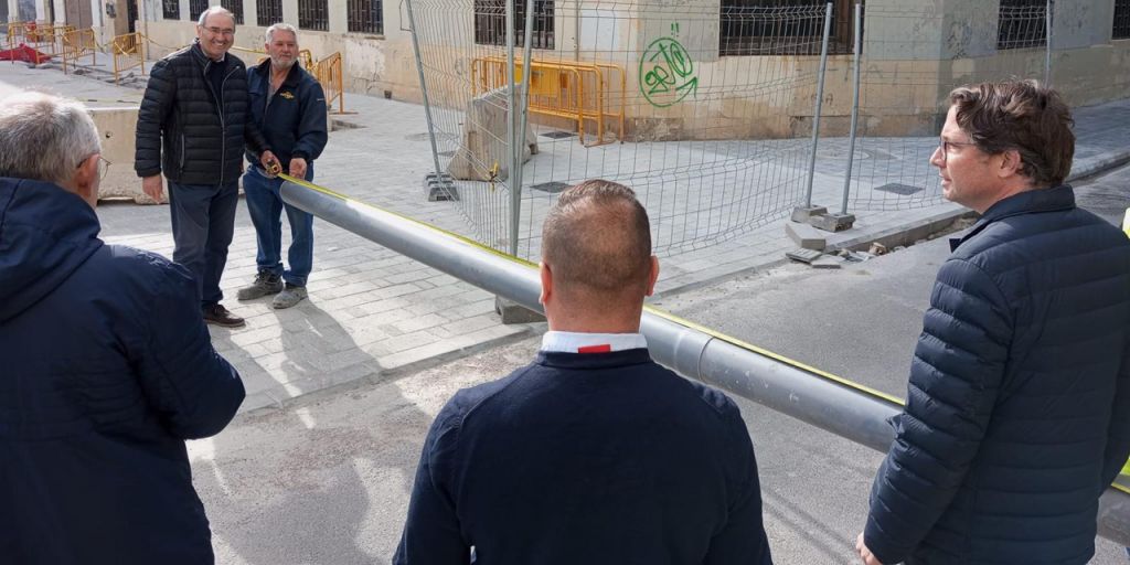 Ayuntamiento y hermandades repasan los itinerarios de las procesiones de Semana Santa Marinera para dejarlos listos y sin obstáculos 