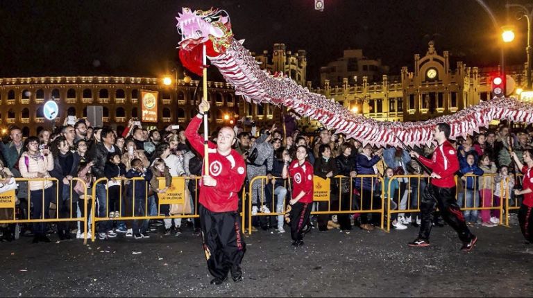 Calendario de actos para el Año Nuevo Chino en Valencia