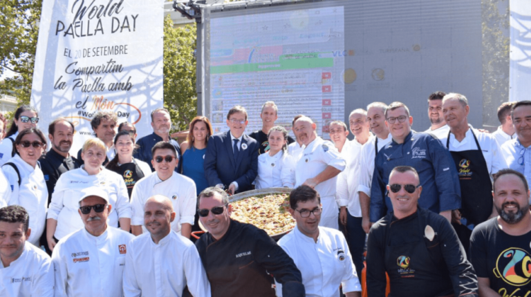 La celebración del primer World Paella Day se extiende desde Valencia a todo el mundo 