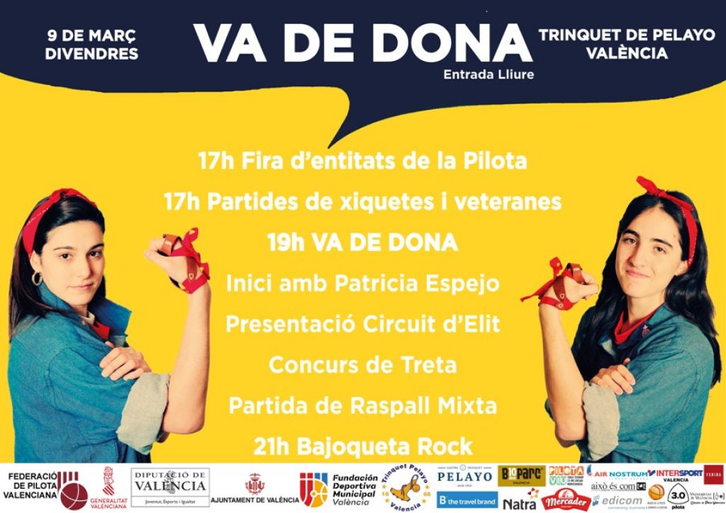  ‘Va de dona’ celebra la gran fiesta de la pilota femenina 