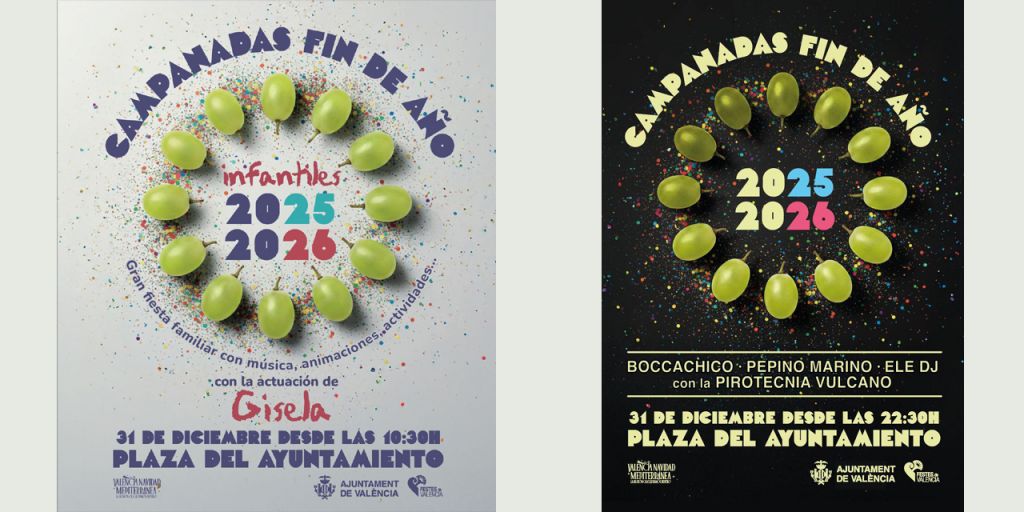  València dará la bienvenida a 2026 con música, animación y unas campanadas infantiles que contarán con la actuación de Gisela