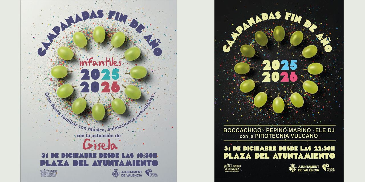  València dará la bienvenida a 2026 con música, animación y unas campanadas infantiles que contarán con la actuación de Gisela