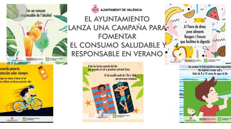 EL AYUNTAMIENTO LANZA UNA CAMPAÑA PARA FOMENTAR EL CONSUMO SALUDABLE Y RESPONSABLE EN VERANO