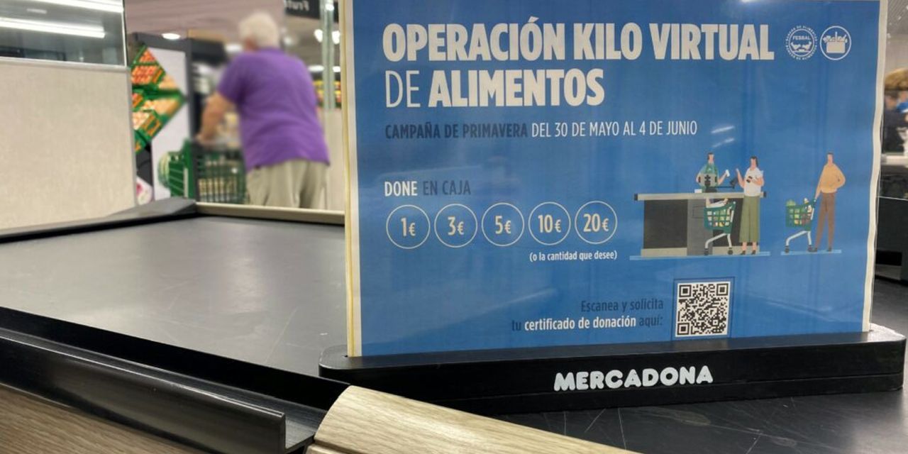  Mercadona participa en la operación kilo de primavera