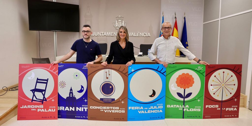  La Feria de Julio 2026 amplía su presencia a 14 barrios y llenará València con 300 actividades para todos los públicos
