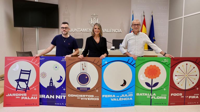 La Feria de Julio 2026 amplía su presencia a 14 barrios y llenará València con 300 actividades para todos los públicos
