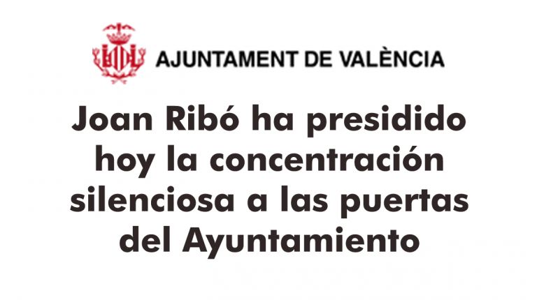 La corporación municipal ha guardado hoy un minuto de silencio en recuerdo de la última víctima en València
