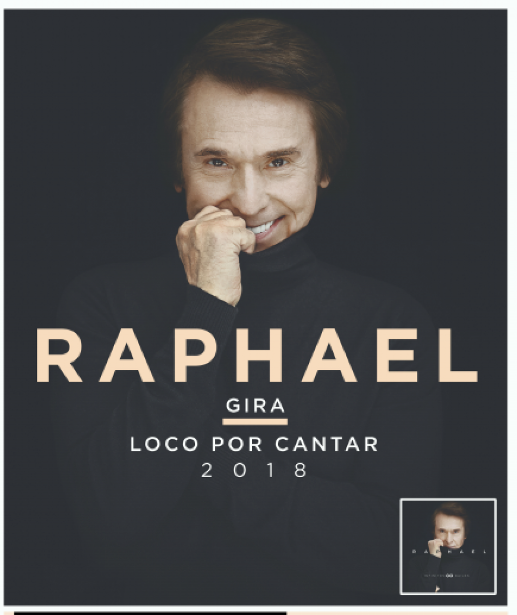  Raphael canta en Valencia en septiembre