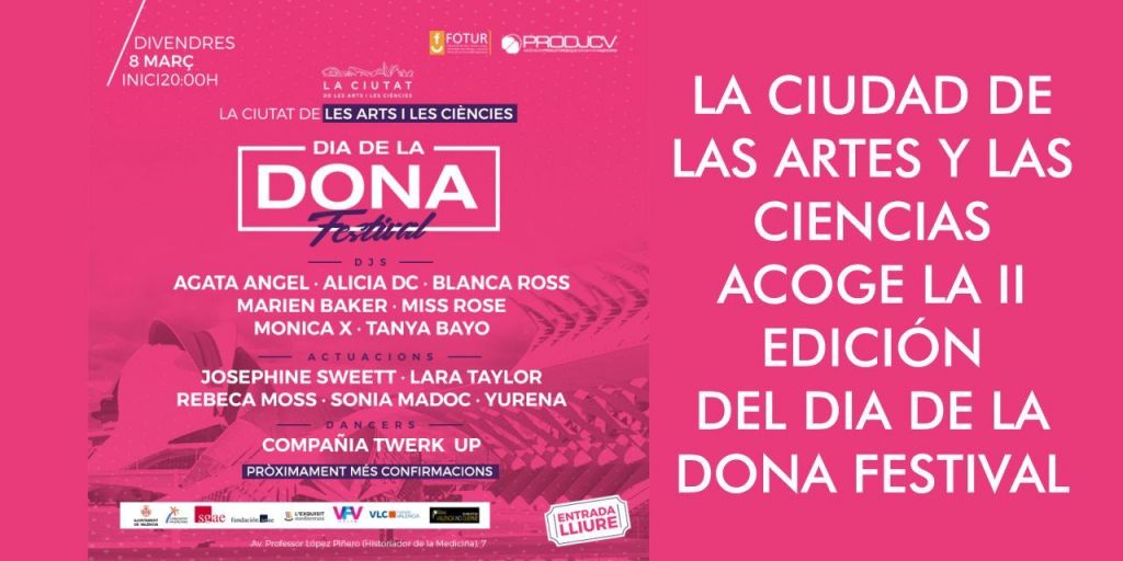  Día de la Dona Festival invita a bailar el 8-M al ritmo de djs y artistas de toda España