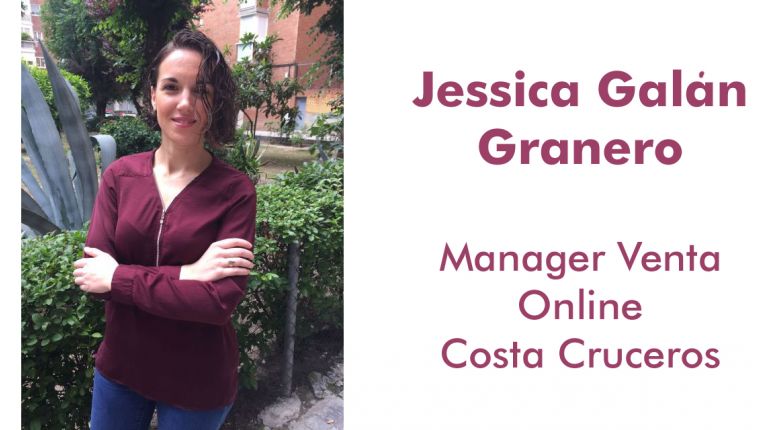 Jessica Galán Granero, Manager Venta Online en Costa Cruceros y Fallera Mayor de Sueca Literato Azorín