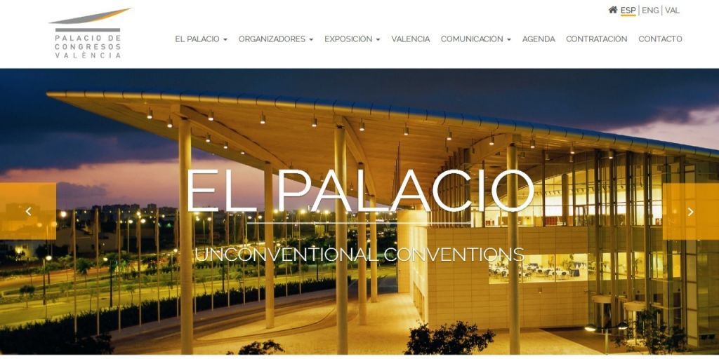  EL PALACIO DE CONGRESOS DE VALÈNCIA ESTRENA PÁGINA WEB MÁS ACCESIBLE E INTERACTIVA