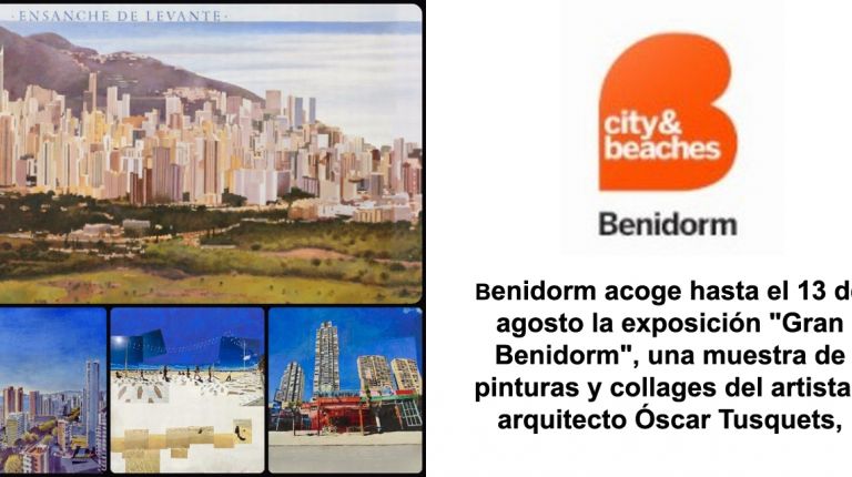 Benidorm celebra el 60 aniversario de su Plan General de urbanismo con una exposición del artista Oscar Tusquets